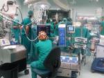 Imagen de archivo de la intervención de un trasplante llevado a cabo en el Hospital U. Miguel Servet de Zaragoza