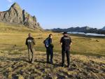 Agentes para la Protección de la Naturaleza colaboran con la Guardia Civil y la Policía Nacional para controlar acampadas ilegales en el entorno del ibón de Anayet
