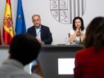 José María Fuster y Carmen Bayod, en la presentación del encuentro de Comisiones Asesoras de Derecho Civil