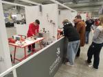 El alumno Alex Caro, en plena competición de las Euroskills.