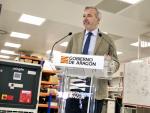 El presidente del Gobierno de Aragón, Jorge Azcón, en la presentación del nuevo edificio de CIRCE.