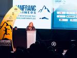 La consejera Tomasa Hernández ha asistido al acto de clausura del Campeonato Mundial de Mountain and Trail Running Canfranc Pirineos 2025.