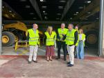 La vicepresidenta ha visitado este jueves las instalaciones de Finanzauto en Zaragoza