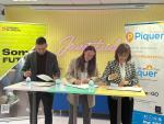 De izquierda a derecha: Sergio de Bona, director de Comunicación e Innovación del Grupo Piquer; Cristina Navarro, directora gerente del IAJ y María Fe Antoñanzas, directora gerente del IAM
