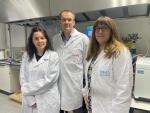 Vanesa Gil, Jonas Gurauskis y Elena Gálvez son los tres investigadores del proyecto