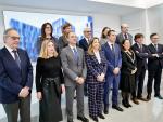 Directivos de Quirónsalud, con los consejeros de Sanidad y Universidades, la rectora de la Universidad San Jorge, responsables de Docencia del hospital , entre otras autoridades
