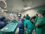 Imagen de archivo de una intervención quirúrgica realizada en el Hospital U. Miguel Servet de Zaragoza