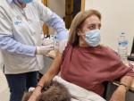 Vacunación en un centro de salud del sistema público aragonés