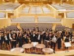 La Orquesta Sinfónica del CSMA en la sala Mozart del Auditorio.