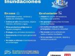 Consejos de autoprotección ante inundaciones