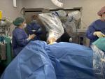 Intervención de radioterapia intraoperatoria realizada en el Hospital de Calatayud dentro del programa de la UCMORA.