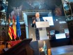 El presidente Azcón, en la Cartuja de Aula Dei.