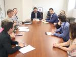 Alejandro Nolasco, reunido con los representantes de CERMI Aragón