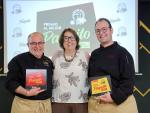 La consejera de Agricultura, Ganadería y Alimentación, Arancha Simón, junto a Pedro Martín y Daniel Fernández (El Ambigú)