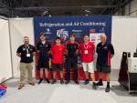 Francisco Beltrán durante su entrenamiento para las WorldSkills en Birmingham.
