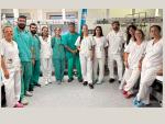 Parte del personal médico y de Urgencias del Hospital de Barbastro
