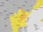 Gúdar y Javalambre son las zonas afectadas por posibles tormentas hasta las 22.00 de hoy miércoles.