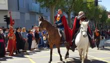 Marta Gastón en la celebración del Primer Viernes de Mayo en Jaca