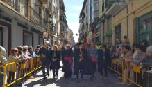 Marta Gastón en la celebración del Primer Viernes de Mayo en Jaca