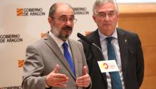 El Presidente de Aragón se reúne con representantes de las Comunidades de Regantes