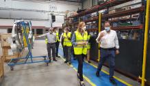 Visita a la empresa Magna Automotive en Pedrola