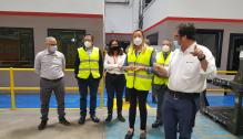 Visita a la empresa Magna Automotive en Pedrola