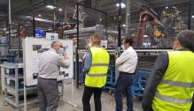 Visita a la empresa Magna Automotive en Pedrola