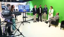 Lambán visita la Universidad San Jorge