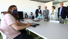Lambán visita la Universidad San Jorge