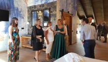 Mayte Pérez, en la inauguración del hotel Somnifabrik, en valderrobres