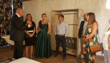Mayte Pérez, en la inauguración del hotel Somnifabrik, en valderrobres