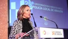 Clausura del XXV Curso de Formación para Ingreso de Policías Locales de Aragón, con la consejera Mayte Pérez
