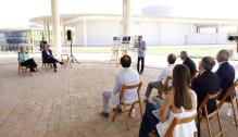 Presentación del proyecto ganador de la reconversión de los "cacahuetes" de la Expo