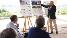 Presentación del proyecto ganador de la reconversión de los "cacahuetes" de la Expo