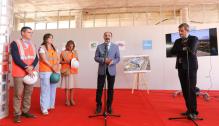 Javier Lambán visita las obras del Hospital de Alcañiz