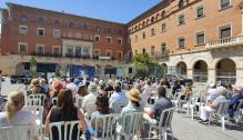 El acto de apoyo a la candidatura ha tenido lugar en la plaza de San Juan