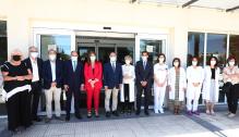 El Presidente de Aragón visita el Hospital de Barbastro
