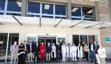 El Presidente de Aragón visita el Hospital de Barbastro
