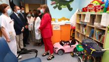 El Presidente de Aragón visita el Hospital de Barbastro