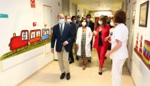 El Presidente de Aragón visita el Hospital de Barbastro