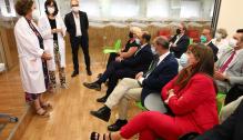 El Presidente de Aragón visita el Hospital de Barbastro
