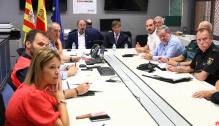 Reunión del CECOPI para analizar la situación del incendio de Ateca