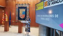 Firma del FITE 2022 entre Mayte Pérez y el secretario de Estado, Alfredo González