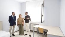 Visita a la finalización de las obras de la residencia de estudiantes Baltasar Gracián del IAJ