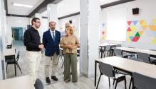 El presidente Javier Lambán visita el fin de obras de la residencia de estudiantes Baltasar Gracián del IAJ