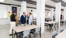 El presidente Javier Lambán visita el fin de obras de la residencia de estudiantes Baltasar Gracián del IAJ