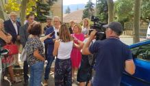 La consejera María Victoria Broto visita diferentes recursos de la Fundación Thomas de Sabba en Jaca