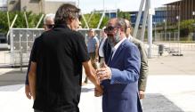 Lambán visita el recinto Expo, con motivo del Festival "Vive Latino"