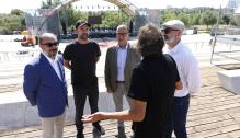 Lambán visita el recinto Expo, con motivo del Festival "Vive Latino"