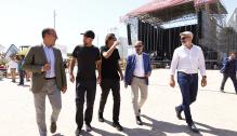 Lambán visita el recinto Expo, con motivo del Festival "Vive Latino"